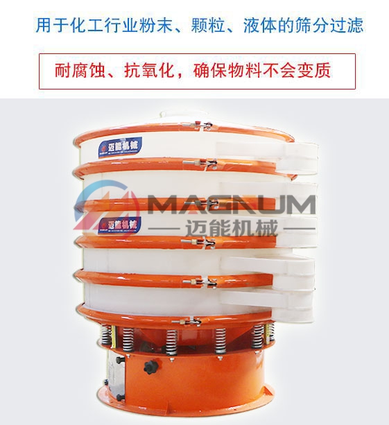 化工行業專用塑料振動篩